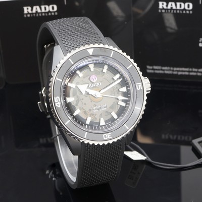 27096885b - RADO nahezu neuwertige Herrenarmbanduhr Captain Cook High-Tech Referenz R32127156, ...