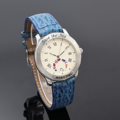 27096915b - CORUM Memotime Save the Sea Armbanduhr, Schweiz um 1990, quarz, Edelstahlgeh. inkl. ...