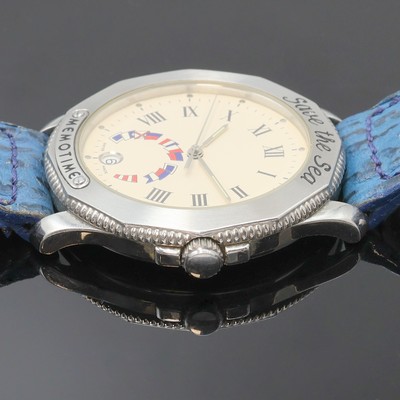 27096915d - CORUM Memotime Save the Sea Armbanduhr, Schweiz um 1990, quarz, Edelstahlgeh. inkl. ...