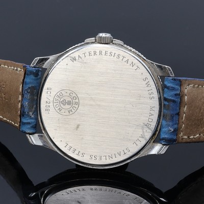 27096915e - CORUM Memotime Save the Sea Armbanduhr, Schweiz um 1990, quarz, Edelstahlgeh. inkl. ...