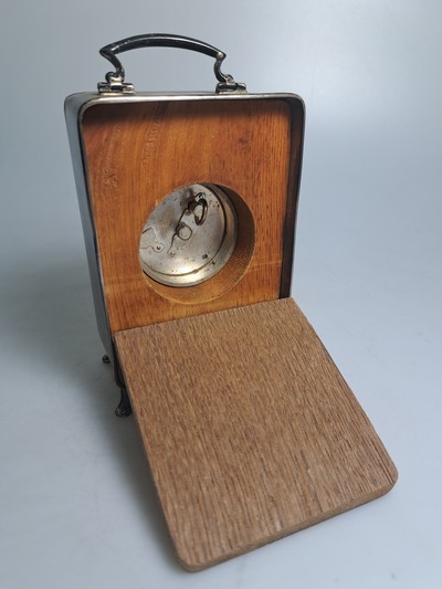 27096947c - Reiseuhr, W.C.S & Co., Birmingham, 1919, Gehäuse aus Silber, Schweizer Werk mit ...