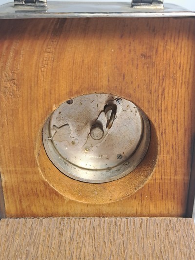 27096947d - Reiseuhr, W.C.S & Co., Birmingham, 1919, Gehäuse aus Silber, Schweizer Werk mit ...