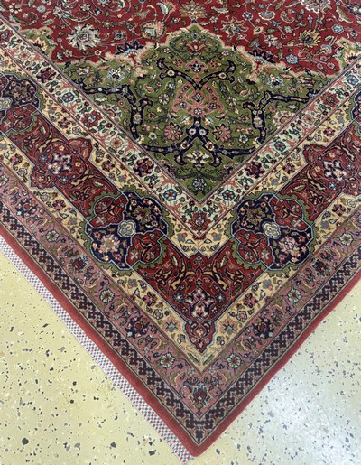 27096991a - Täbriz fein(60 Raj), Persien, Anfang 20.Jhd, Korkwolle auf Baumwolle, ca. 334 x 236cm, ...
