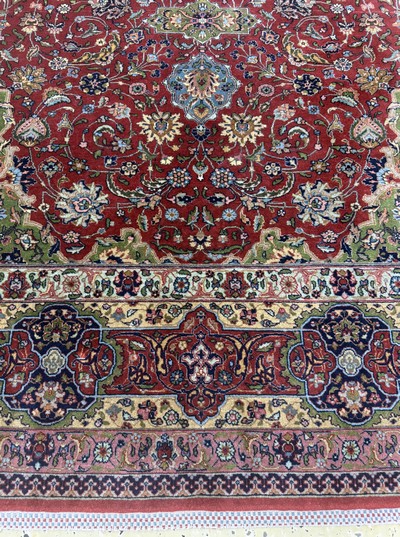 27096991c - Täbriz fein(60 Raj), Persien, Anfang 20.Jhd, Korkwolle auf Baumwolle, ca. 334 x 236cm, ...