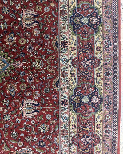 27096991f - Täbriz fein(60 Raj), Persien, Anfang 20.Jhd, Korkwolle auf Baumwolle, ca. 334 x 236cm, ...