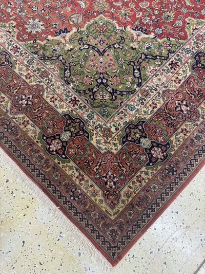27096991g - Täbriz fein(60 Raj), Persien, Anfang 20.Jhd, Korkwolle auf Baumwolle, ca. 334 x 236cm, ...