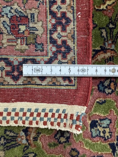 27096991k - Täbriz fein(60 Raj), Persien, Anfang 20.Jhd, Korkwolle auf Baumwolle, ca. 334 x 236cm, ...