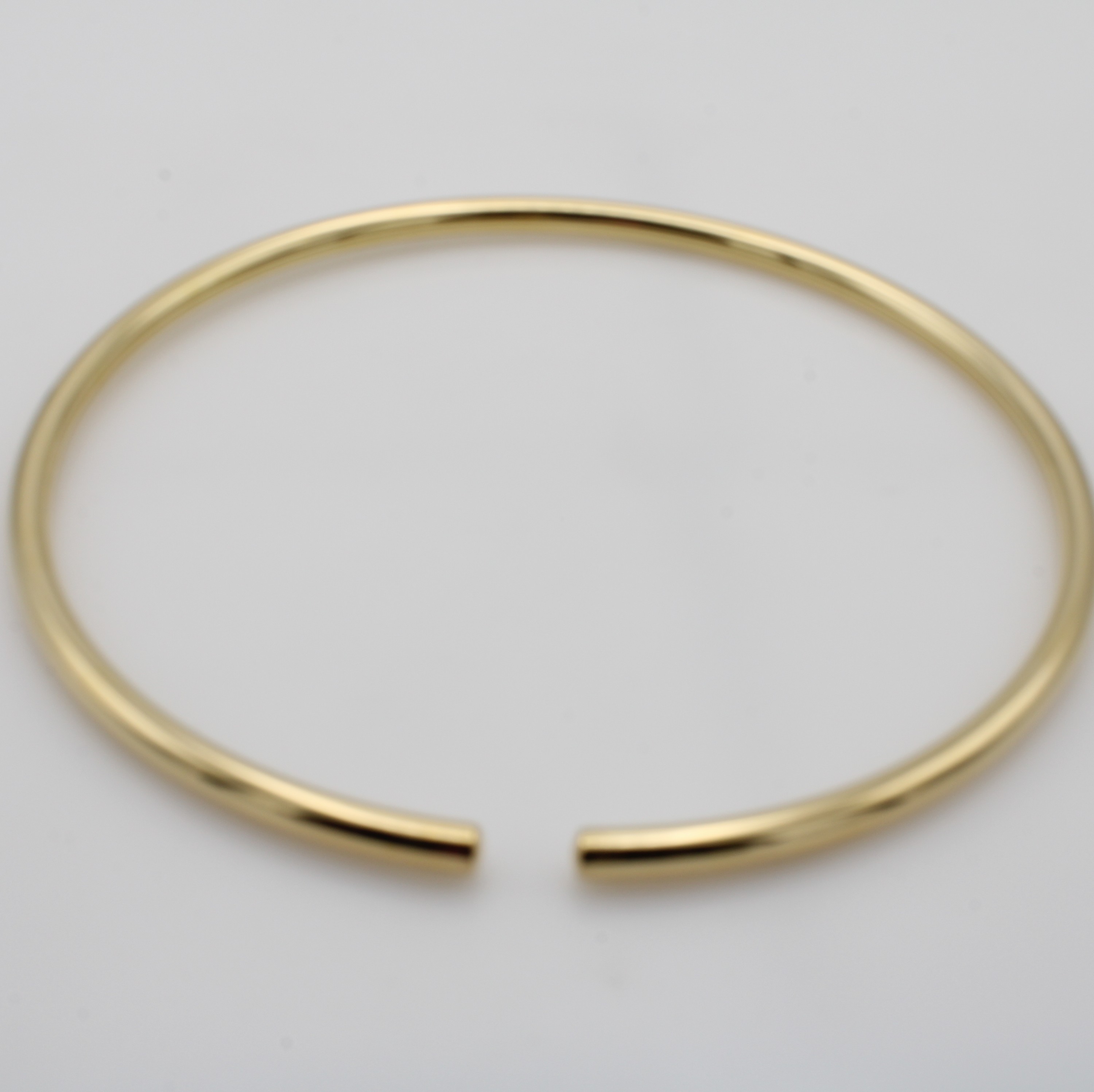 Image 27097117 - Glatter Halsreif, GG 750/000, flexibel big- sam gearbeitet, hochwertige Pforzheimer ...