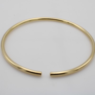 Image Glatter Halsreif, GG 750/000, flexibel big- sam gearbeitet, hochwertige Pforzheimer ...