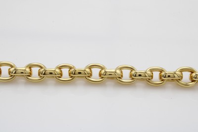 27097118b - Massives Rundankerarmband, GG 750/000, Kara-binerschl., hochwertige Pforzheimer ...