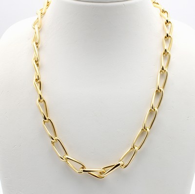 Image Collier, GG 750/000, längliche Glieder, in- tegrierte Klappschließe, massive ...