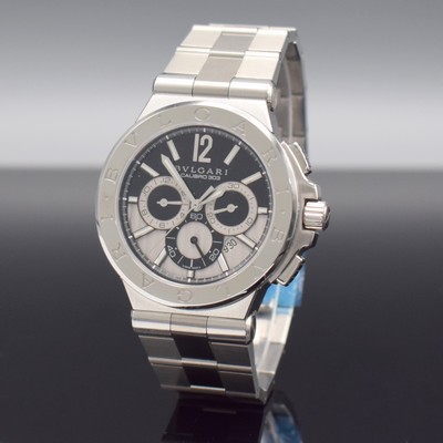 27097121b - BULGARI Armbandchronograph Diagono Calibro 303 Referenz DG 42 S CH, Automatik, ...