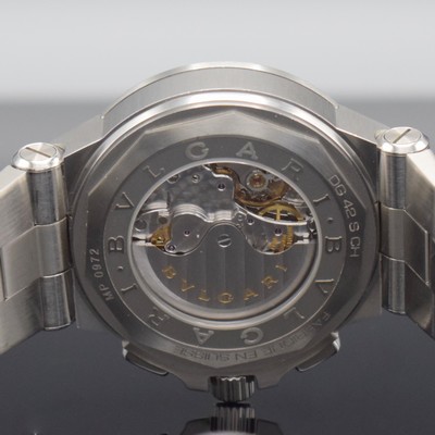 27097121f - BULGARI Armbandchronograph Diagono Calibro 303 Referenz DG 42 S CH, Automatik, ...