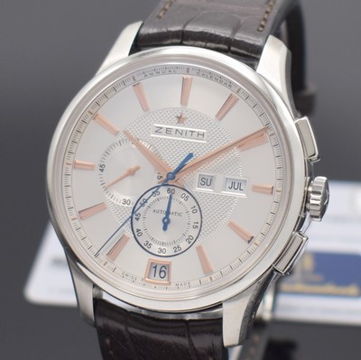 27097125a - ZENITH El Primero Captain Winsor Annual Calendar Armbandchronograph in Stahl Referenz ...