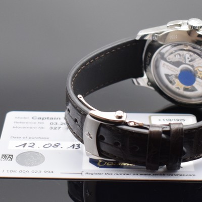 27097125b - ZENITH El Primero Captain Winsor Annual Calendar Armbandchronograph in Stahl Referenz ...