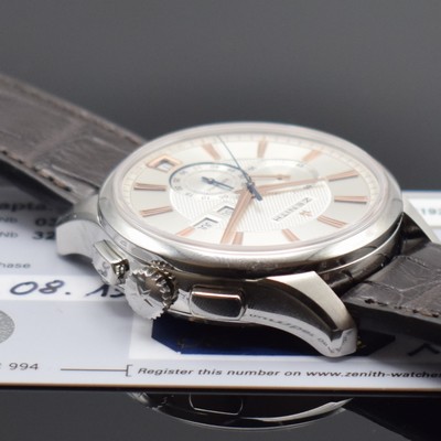 27097125c - ZENITH El Primero Captain Winsor Annual Calendar Armbandchronograph in Stahl Referenz ...