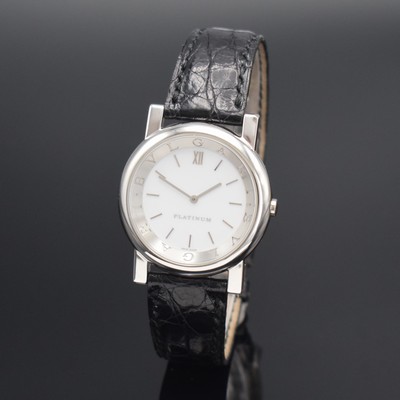 27097126b - BULGARI Anfiteatro Damenarmbanduhr in Platin Referenz AT 35 PL,, Schweiz, quarz, Boden ...