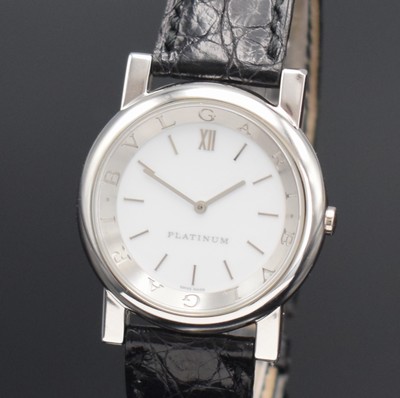 27097126c - BULGARI Anfiteatro Damenarmbanduhr in Platin Referenz AT 35 PL,, Schweiz, quarz, Boden ...
