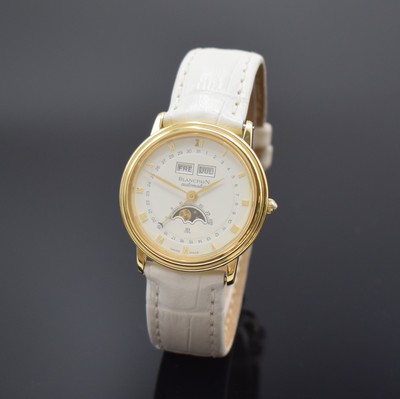 Image BLANCPAIN Villeret gents wristwatch with complete calendar in 18k yellow gold, self ...