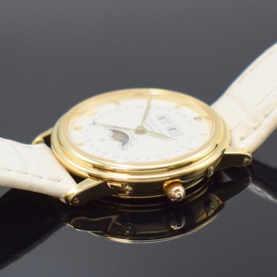 27097127c - BLANCPAIN Villeret Herrenarmbanduhr mit Vollkalender in GG 750/000, Automatik, 3 -teil. ...