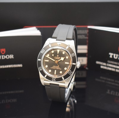Image TUDOR chronometer wristwatch Black Bay 54 reference 79000N, self winding, stainless steel ...
