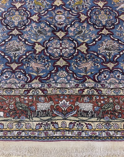 27097183b - Tehran antique, Persia, early 20th century, wool on cotton, approx. 288 x 200 cm, ...