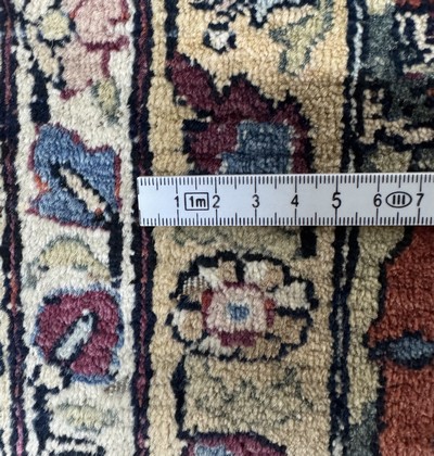 27097183i - Tehran antique, Persia, early 20th century, wool on cotton, approx. 288 x 200 cm, ...