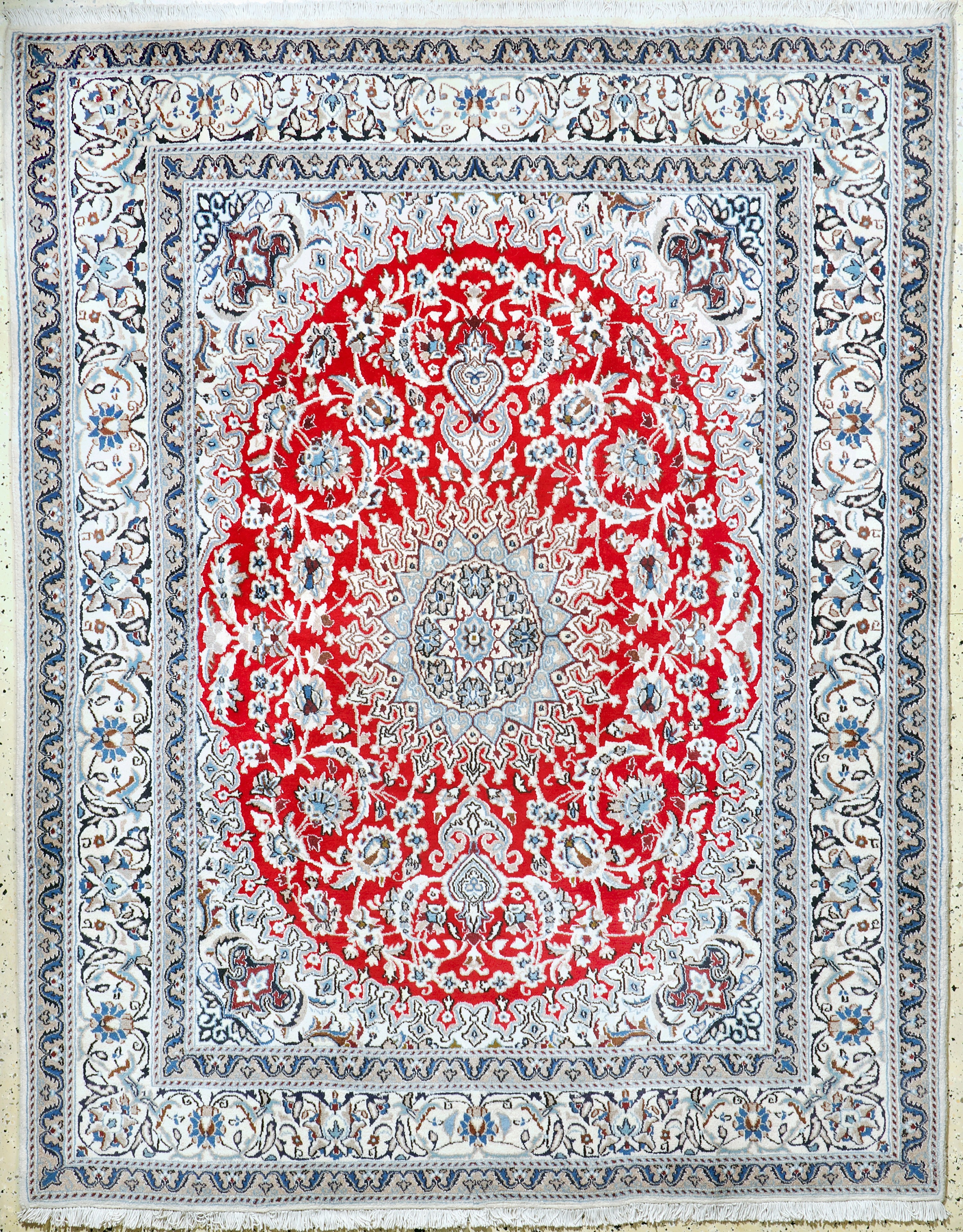 Image 27097219 - Nain, Persien, Neuwertig, Wolle auf Baumwolle, ca. 248 x 191 cm Schätzpreis: 1150, - ...