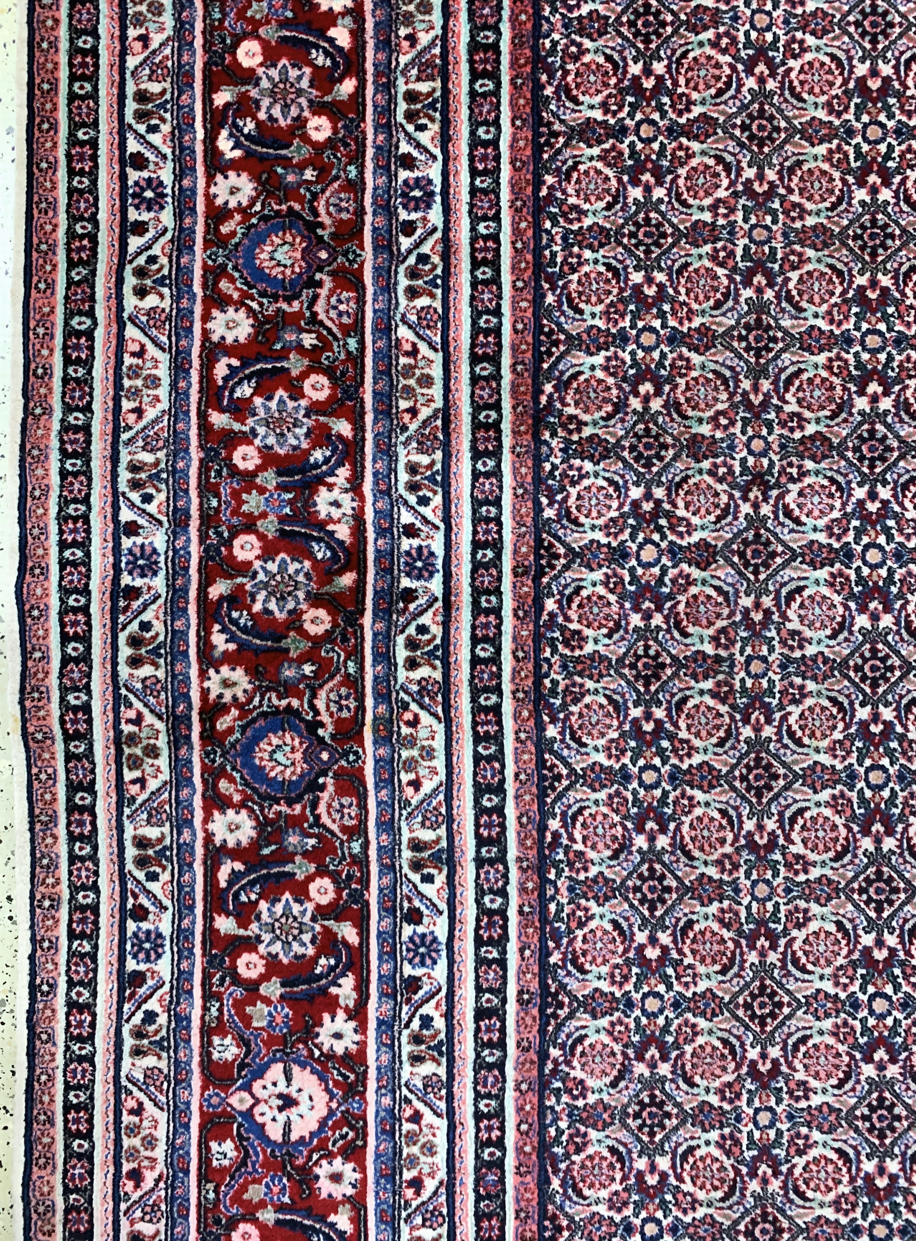 Detail c: Bidjar alt, Persien, Anfang 20.Jhd, Wolle auf Baumwolle, ca. 410 x 303 cm, EHZ: 1-2