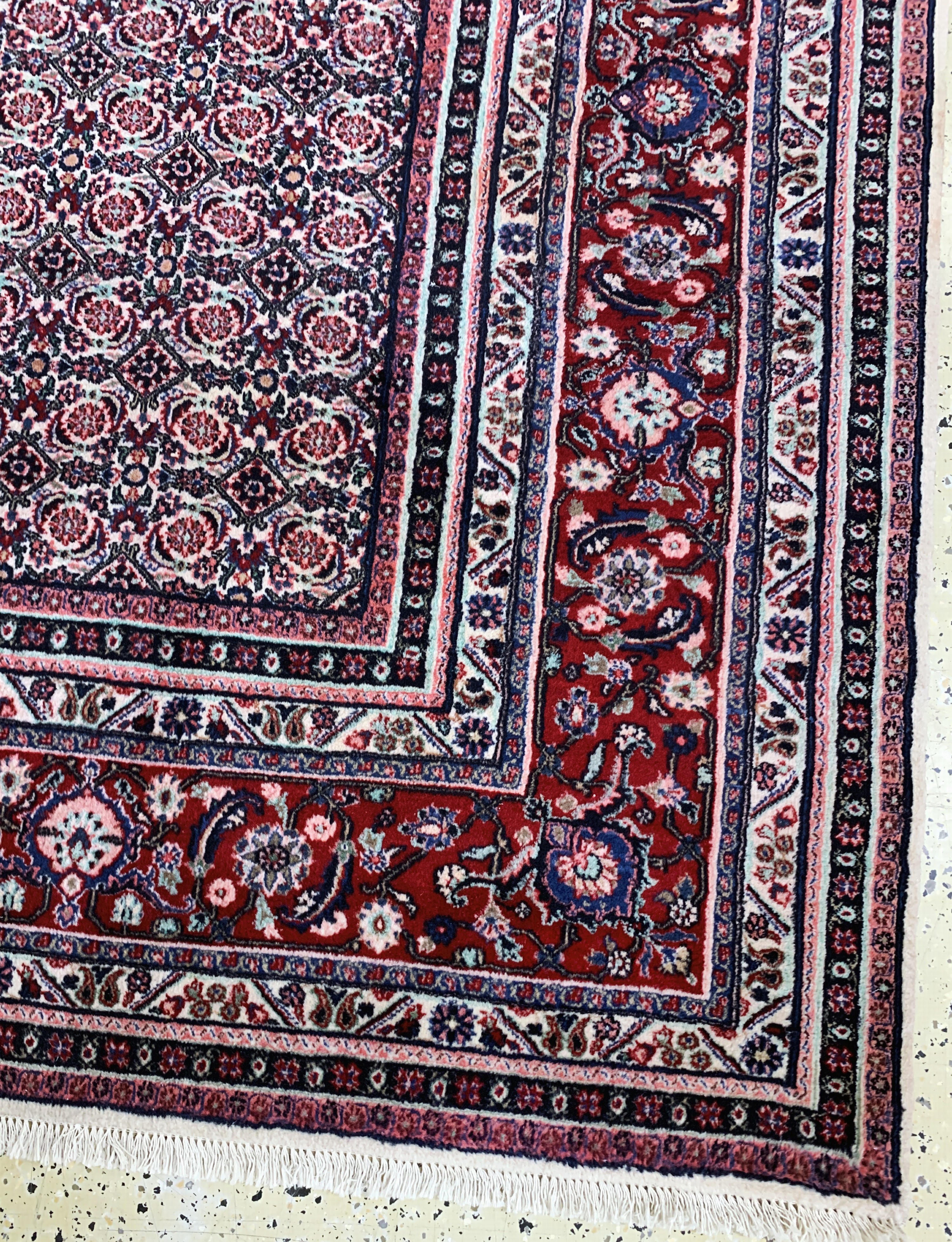 Detail f: Bidjar alt, Persien, Anfang 20.Jhd, Wolle auf Baumwolle, ca. 410 x 303 cm, EHZ: 1-2