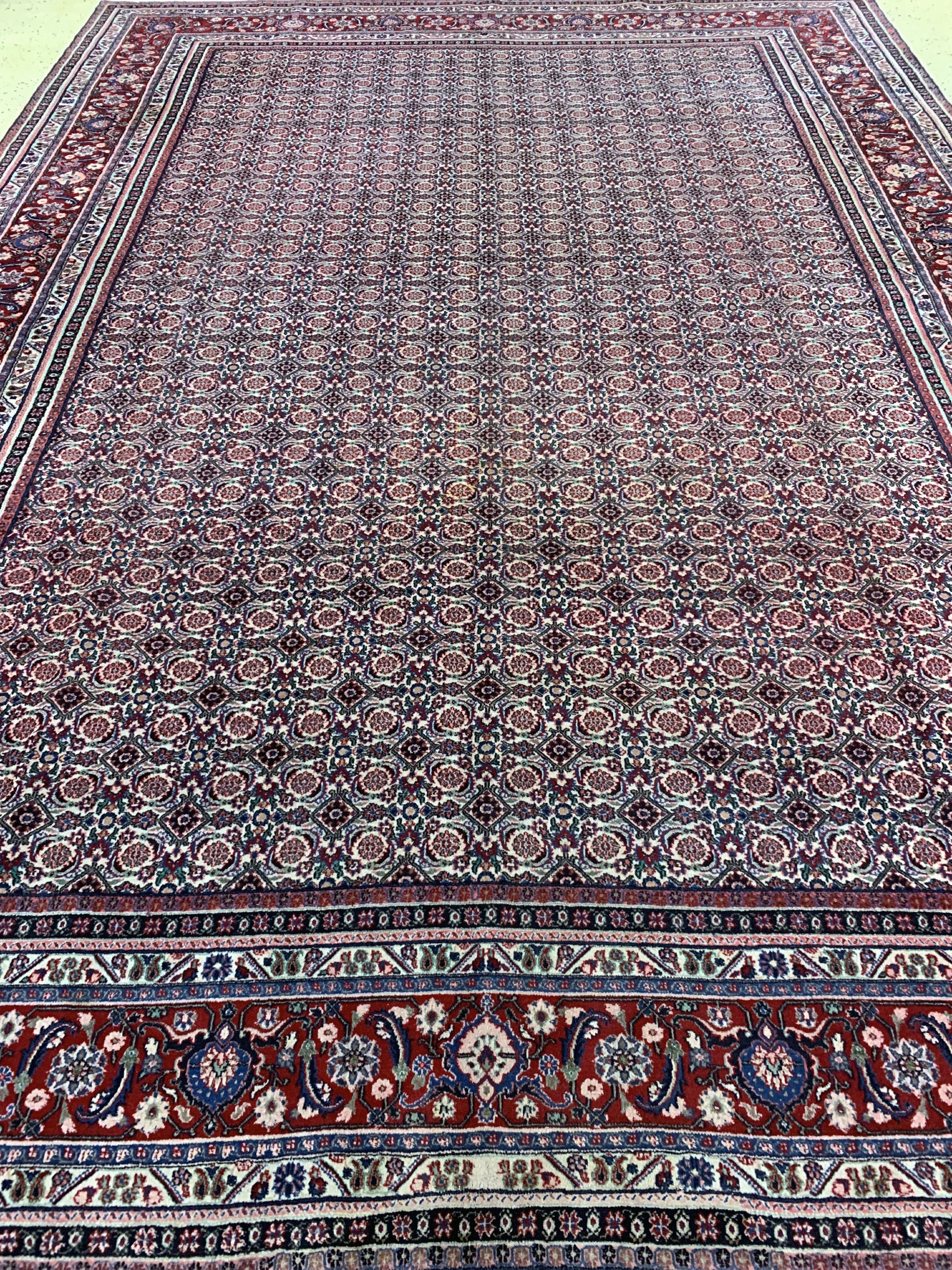 Detail i: Bidjar alt, Persien, Anfang 20.Jhd, Wolle auf Baumwolle, ca. 410 x 303 cm, EHZ: 1-2