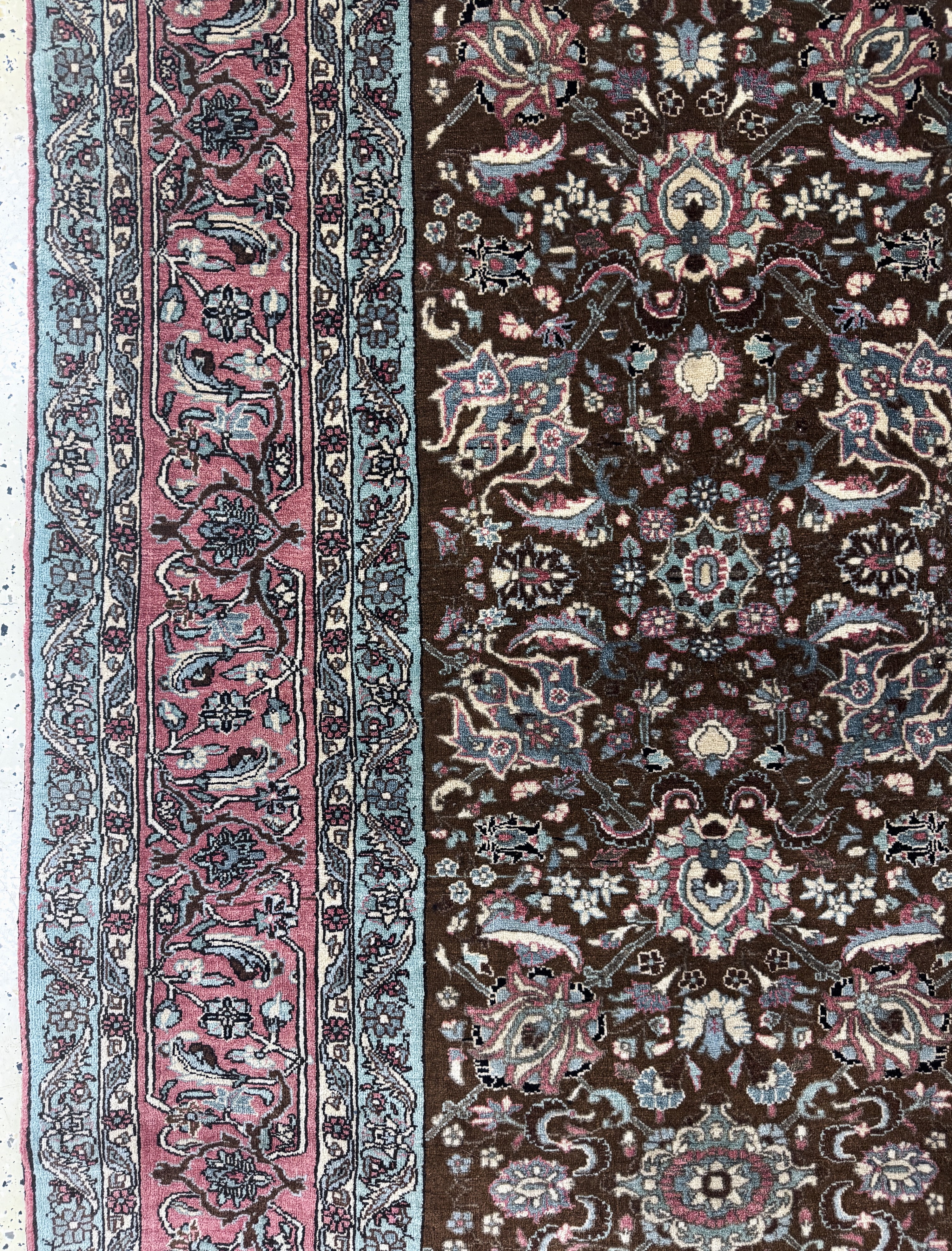 Detail d: Bidjar alt, Persien, Anfang 20.Jhd, Wolle auf Baumwolle, ca. 325 x 220 cm, EHZ: 1-2