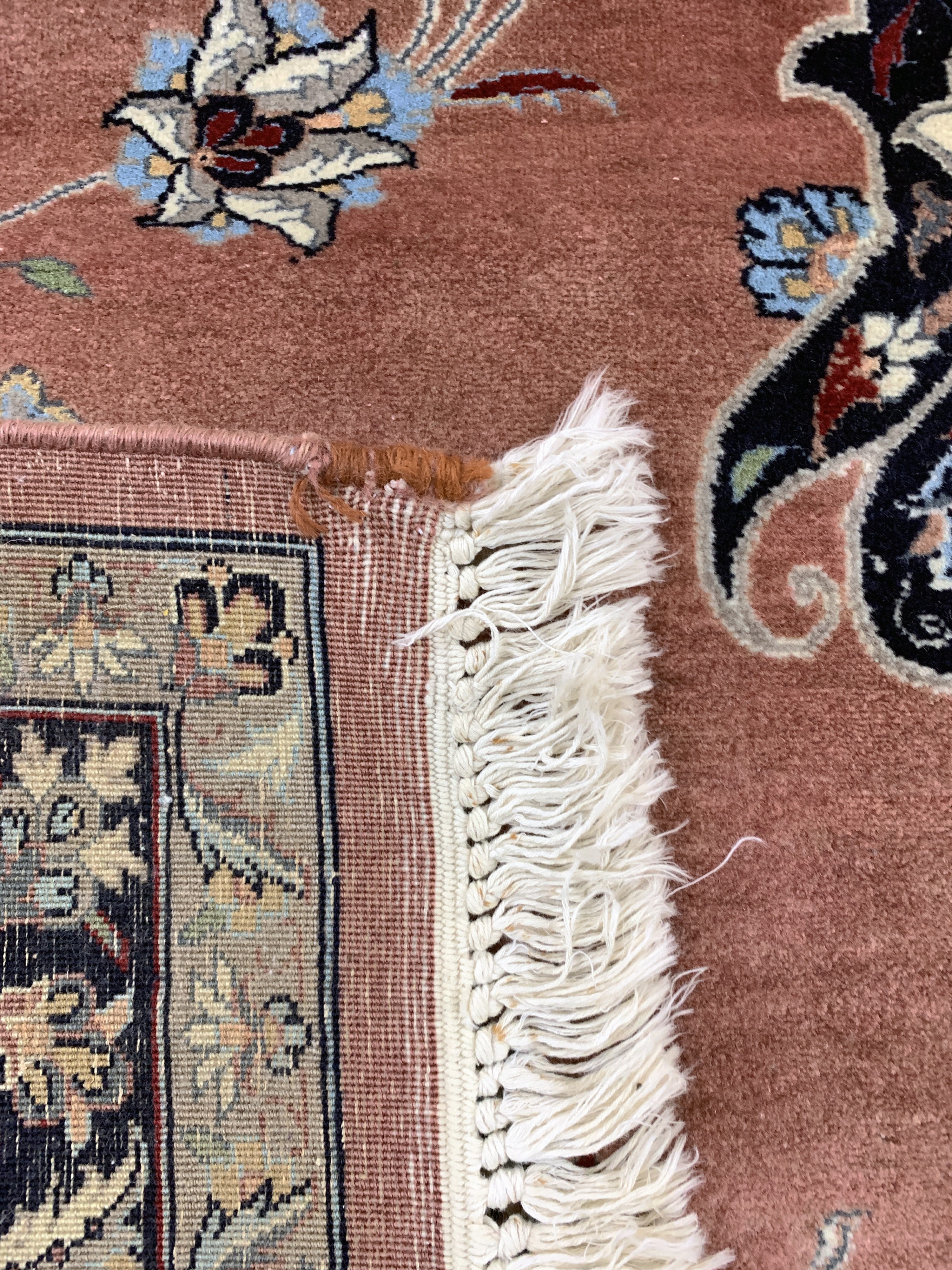 Detail h: Lahor Kork fein, Pakistan, Ende 20.Jhd, Korkwolle, ca. 285 x 185 cm, EHZ: 2
