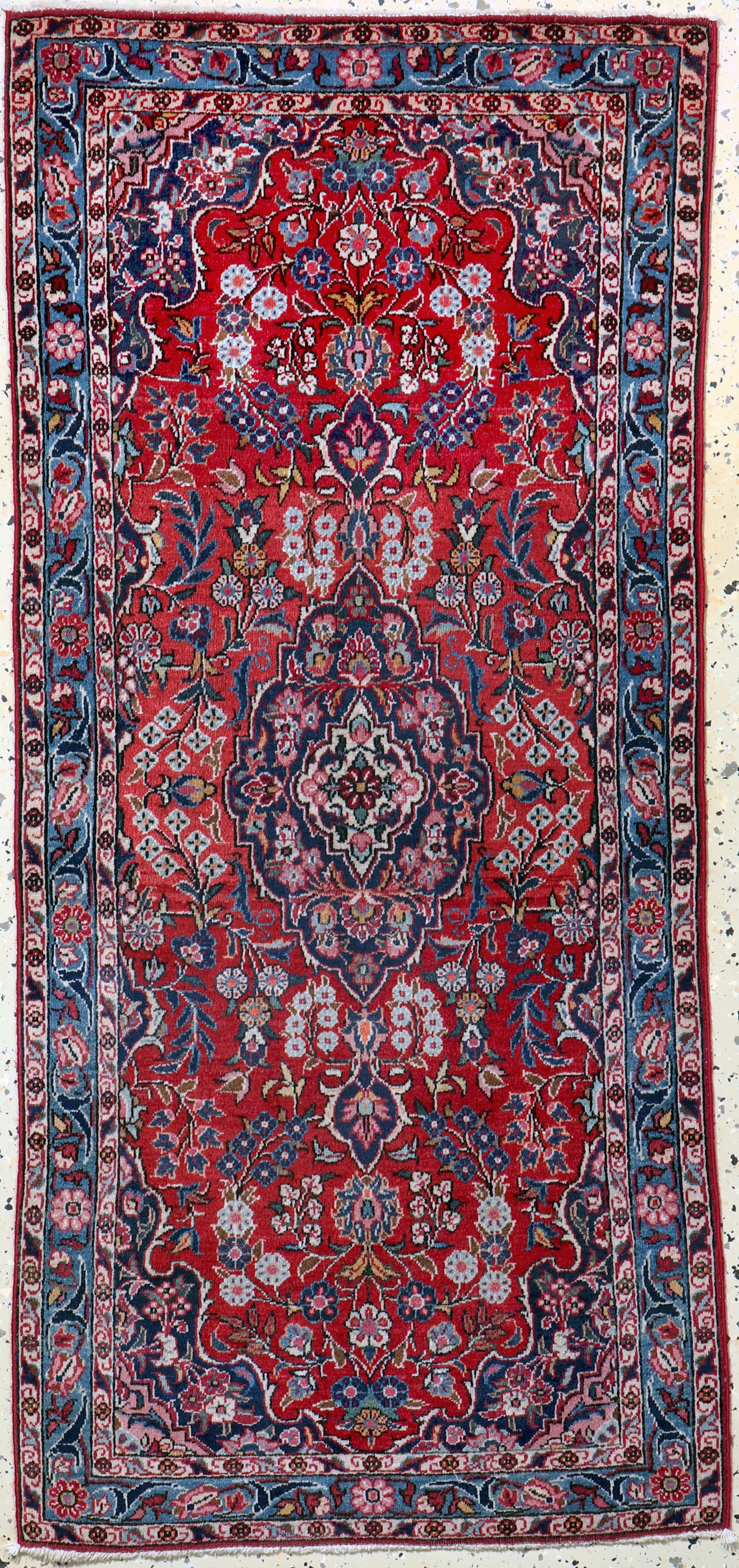 Image 27097245 - Keschan alt, Persien, ca. 50 Jahre, Wolle auf Baumwolle, ca. 135 x 60 cm Schätzpreis: ...