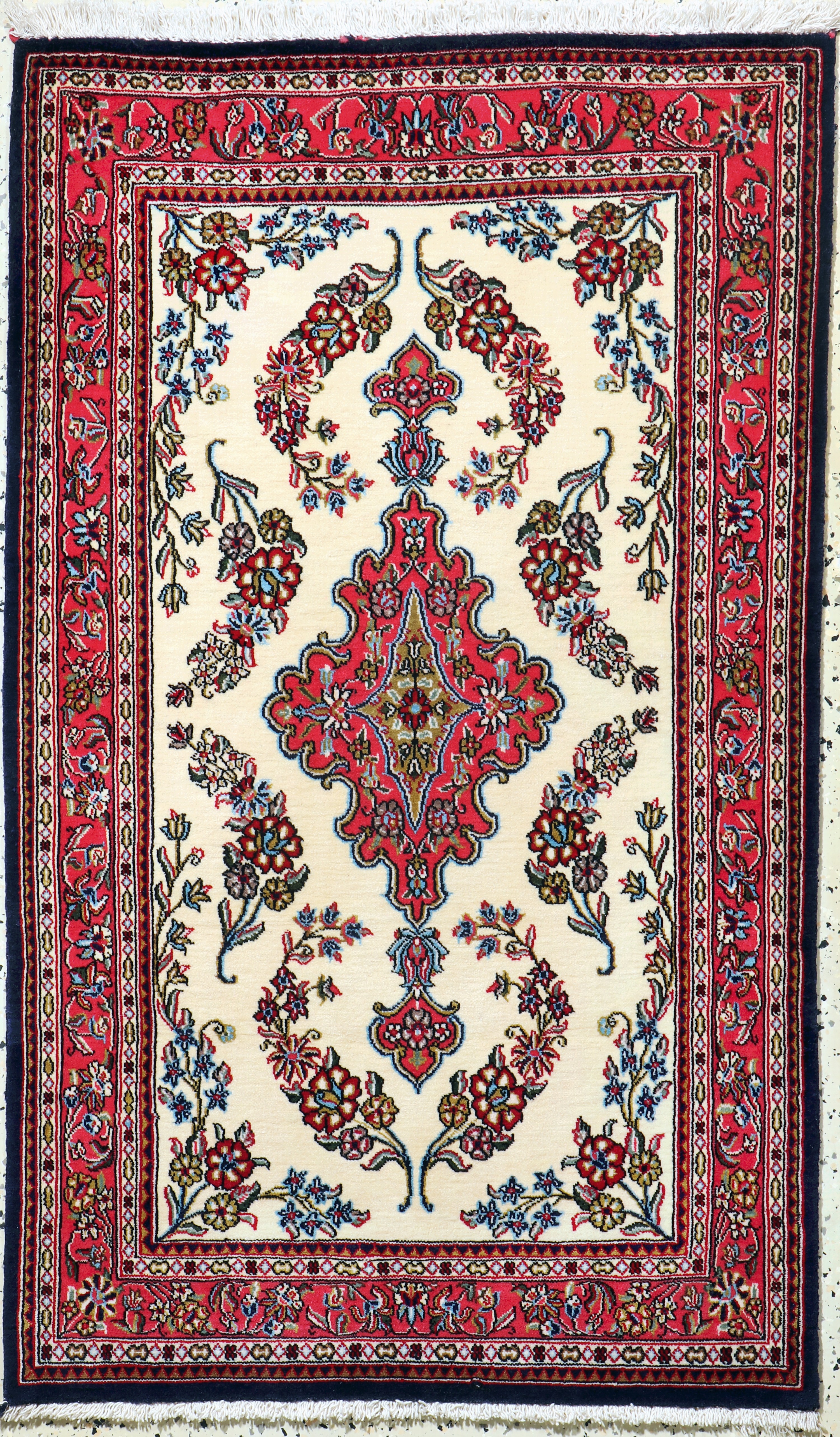 Image 27097265 - Ghom Kork, Persien, Neuwertig, Korkwolle, ca. 130 x 78 cm Schätzpreis: 590, - EUR