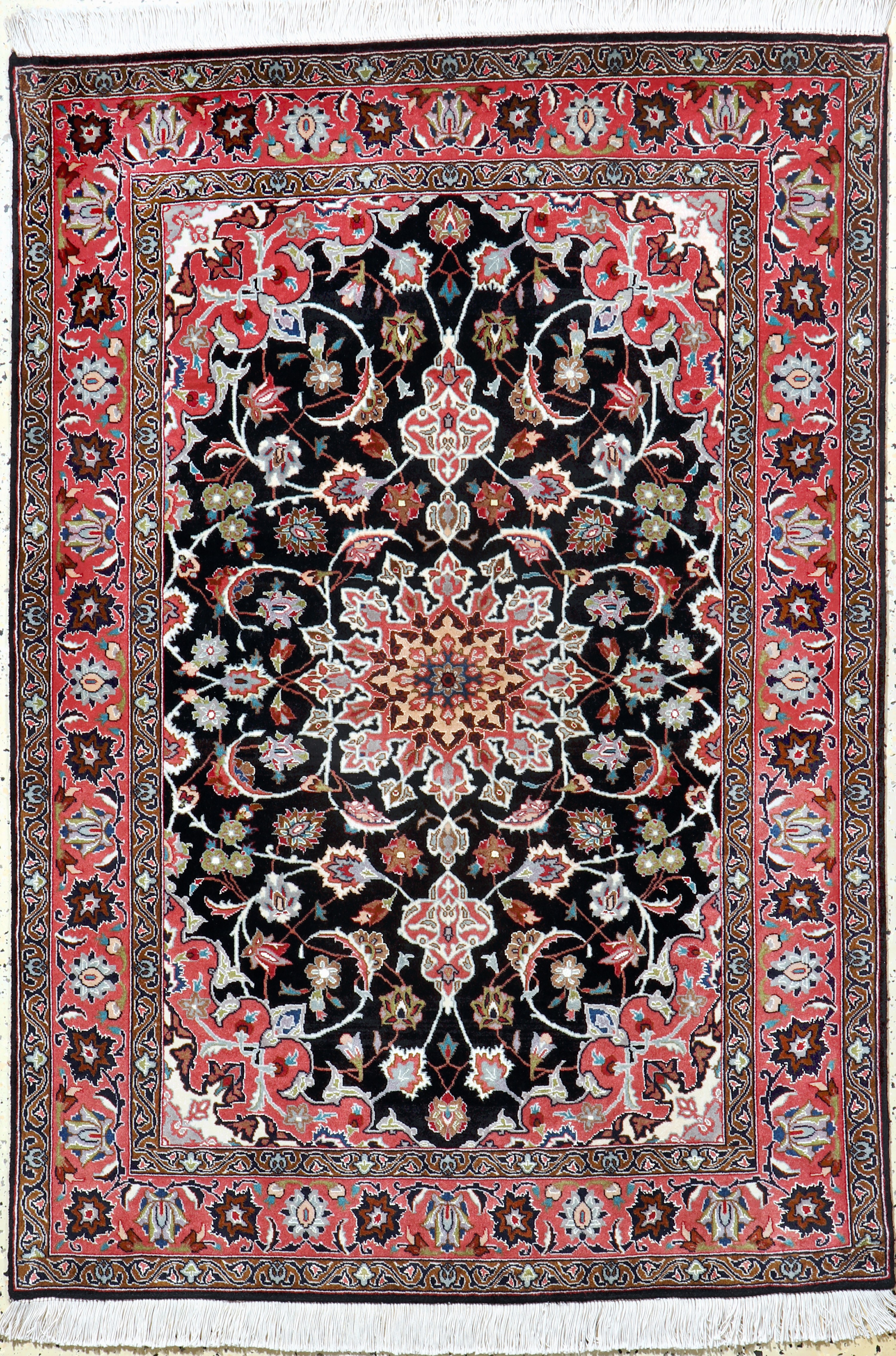 Image 27097286 - Täbriz fein, Persien, Neuwertig, Korkwolle mit Seide, ca. 150 x 103 cm, ca. 500.000 ...