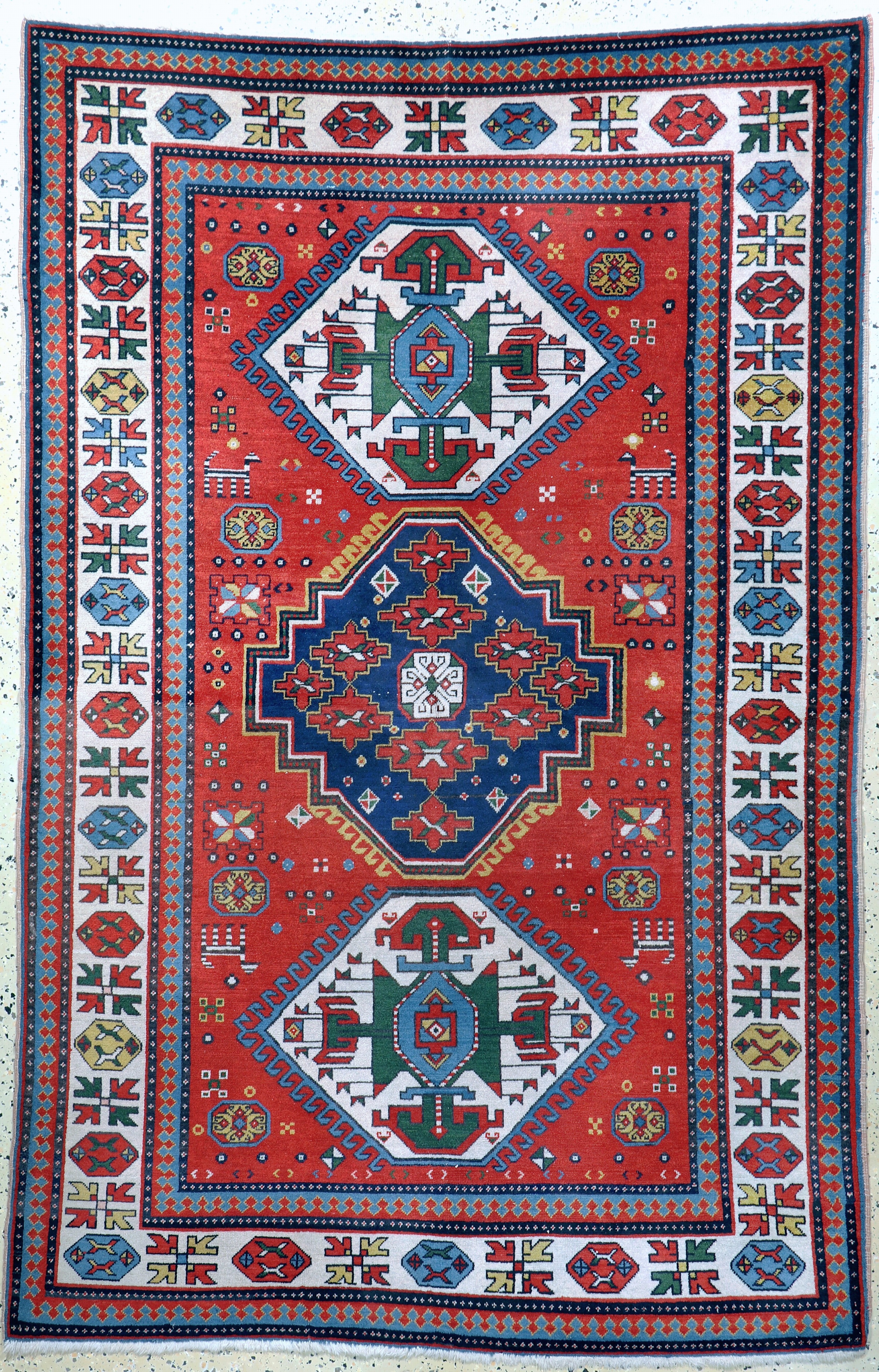Image 27097292 - Eriwan, Rußland, Mitte 20.Jhd, Wolle auf Baumwolle, ca. 215 x 140 cm, EHZ: 2 ...