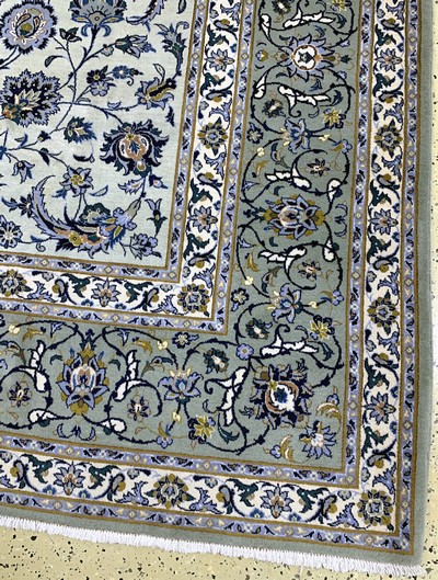 27097225a - Keschan alt signiert, Persien, Mitte 20.Jhd, Wolle auf Baumwolle, ca. 400 x 285 cm,EHZ: ...