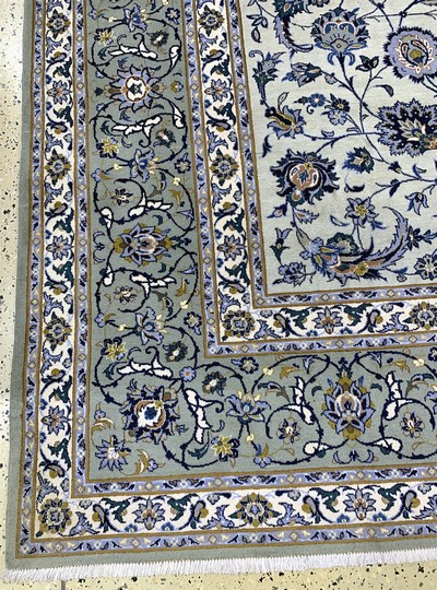 27097225b - Keschan alt signiert, Persien, Mitte 20.Jhd, Wolle auf Baumwolle, ca. 400 x 285 cm,EHZ: ...