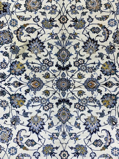 27097225d - Keschan alt signiert, Persien, Mitte 20.Jhd, Wolle auf Baumwolle, ca. 400 x 285 cm,EHZ: ...