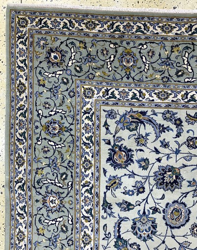 27097225f - Keschan alt signiert, Persien, Mitte 20.Jhd, Wolle auf Baumwolle, ca. 400 x 285 cm,EHZ: ...