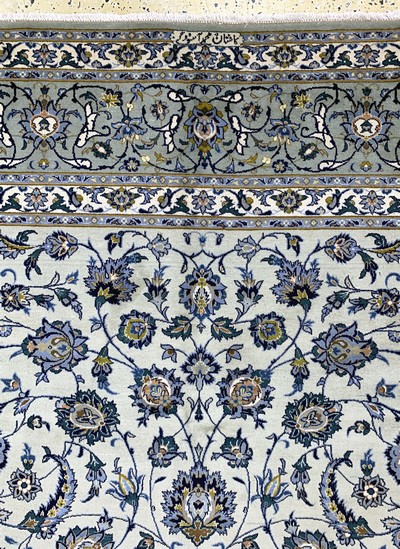 27097225g - Keschan alt signiert, Persien, Mitte 20.Jhd, Wolle auf Baumwolle, ca. 400 x 285 cm,EHZ: ...