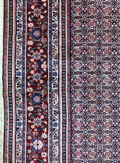 27097226c - Bidjar alt, Persien, Anfang 20.Jhd, Wolle auf Baumwolle, ca. 410 x 303 cm, EHZ: 1-2 ...