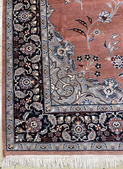 27097233b - Lahor Kork fein, Pakistan, Ende 20.Jhd, Korkwolle, ca. 285 x 185 cm, EHZ: 2 ...