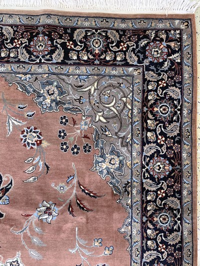27097233f - Lahor Kork fein, Pakistan, Ende 20.Jhd, Korkwolle, ca. 285 x 185 cm, EHZ: 2 ...