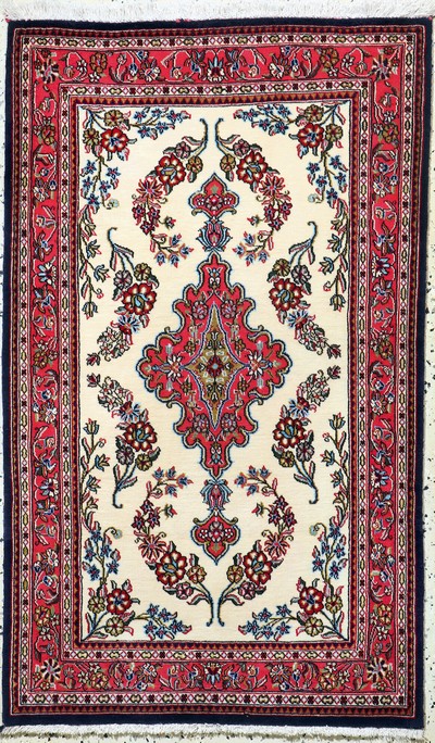 Image Ghom Kork, Persien, Neuwertig, Korkwolle, ca. 130 x 78 cm Schätzpreis: 590, - EUR