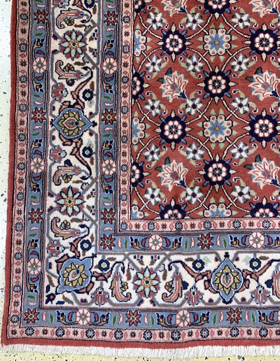 27097278b - Weramin, Persien, Ende 20.Jhd, Wolle auf Baumwolle, ca. 196 x 194 cm, EHZ: 2, (kleine ...