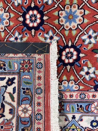 27097278g - Weramin, Persien, Ende 20.Jhd, Wolle auf Baumwolle, ca. 196 x 194 cm, EHZ: 2, (kleine ...