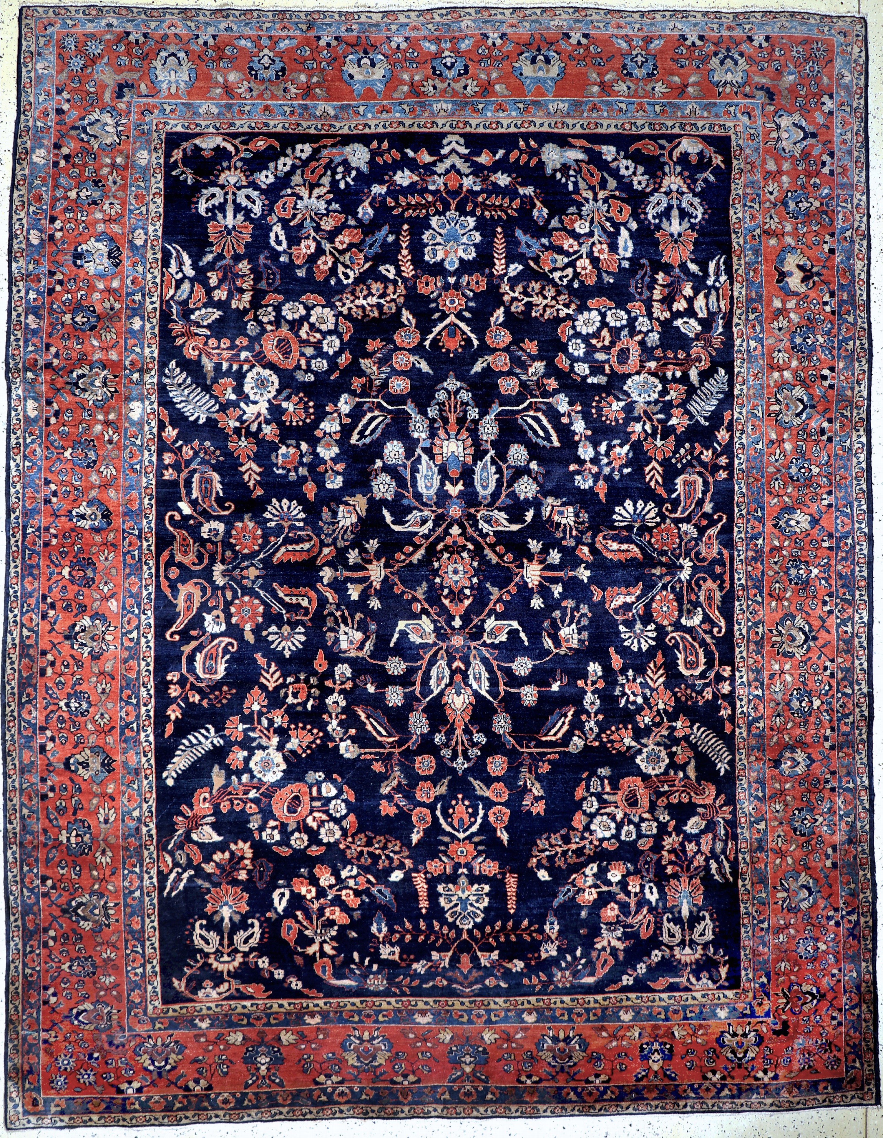 Image 27097343 - Sarogh´Mohajeran´antik, Persien, um 1900, Wolle auf Baumwolle, ca. 360 x 275 cm, EHZ: 2 ...