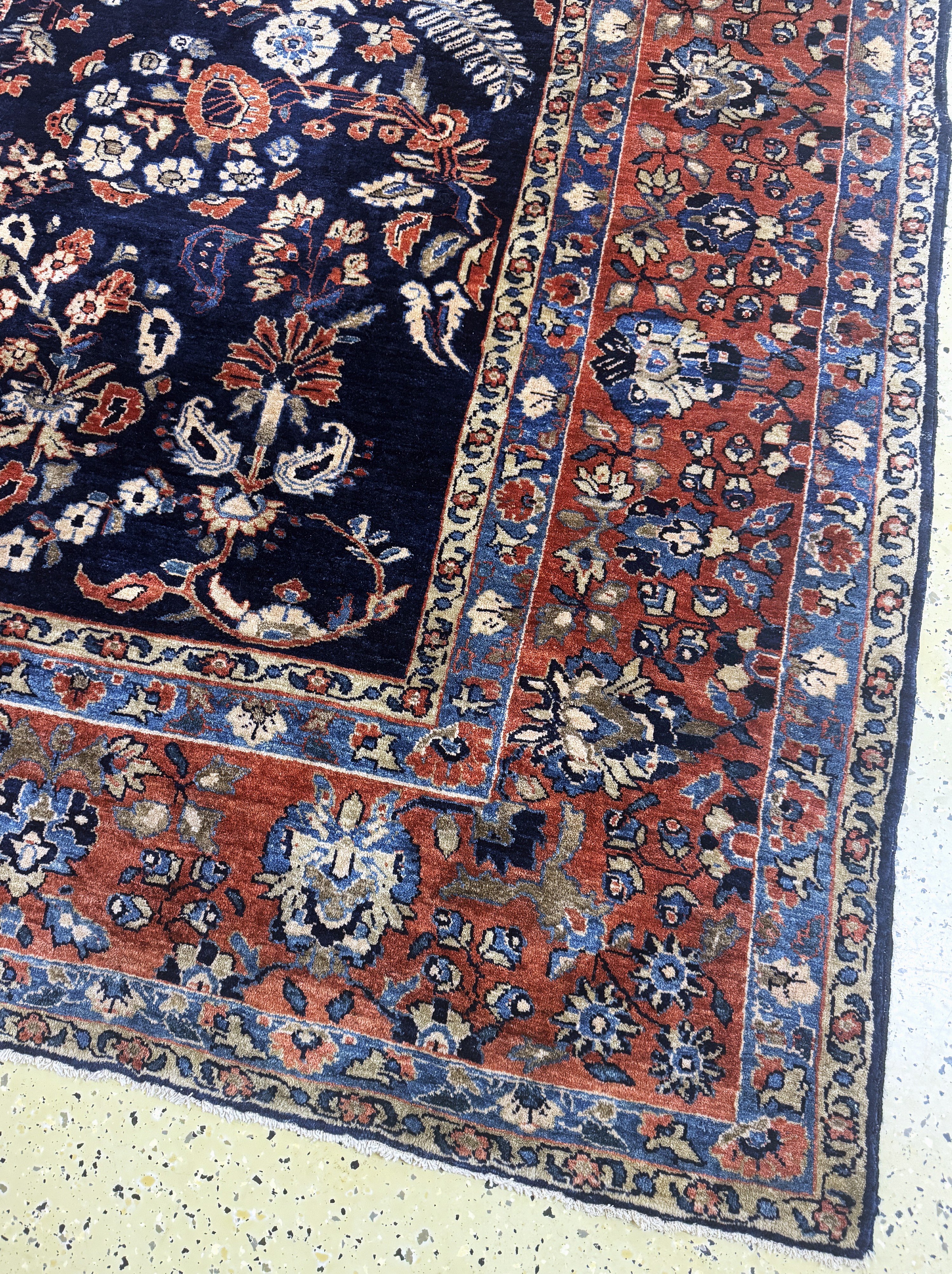 Detail a: Sarogh"Mohajeran"antik, Persien, um 1900, Wolle auf Baumwolle, ca. 360 x 275 cm, EHZ: 2